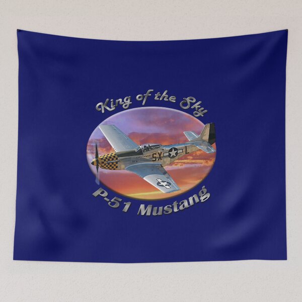 Item preview, P-51 Mustang King of the Sky designed and sold by hotcarshirts.