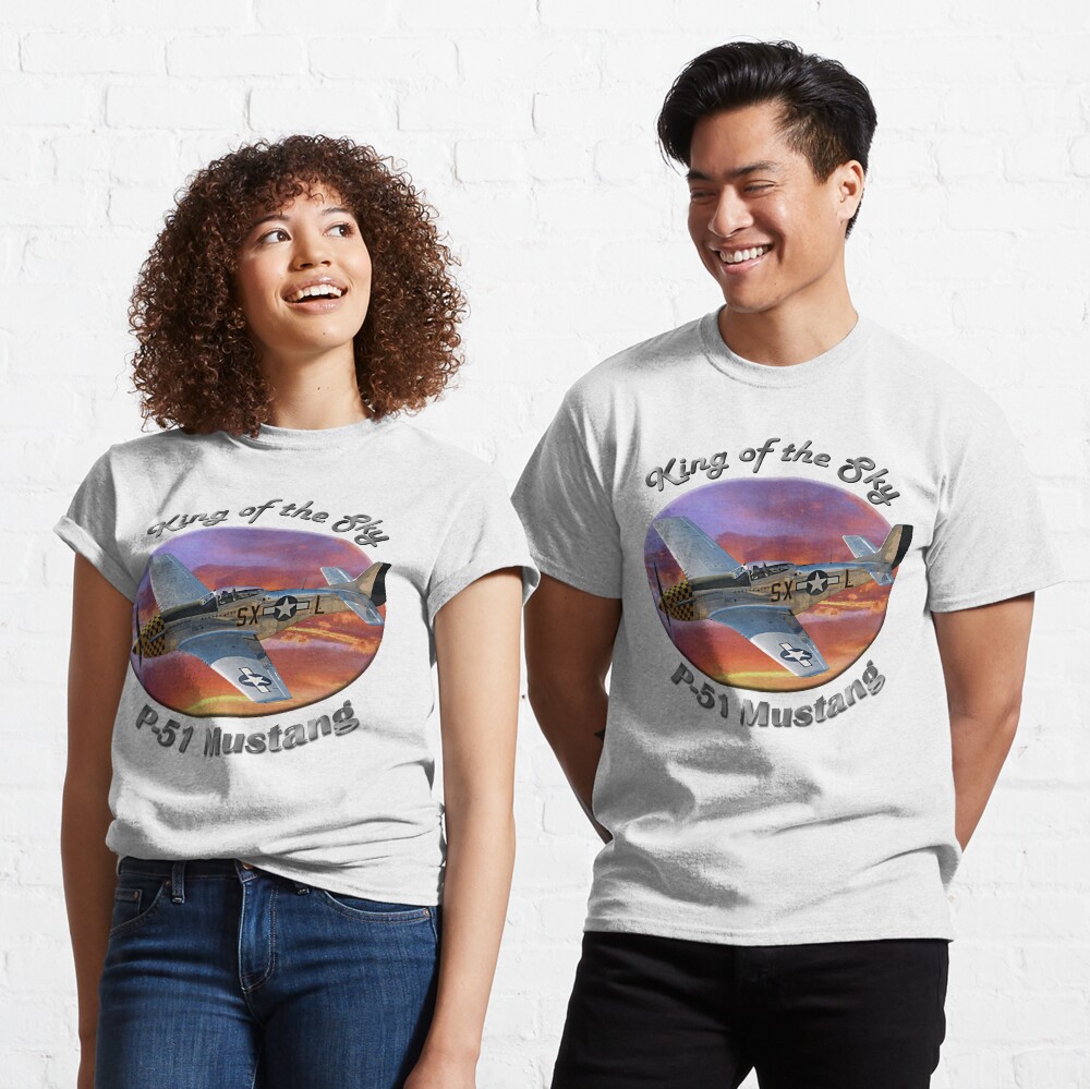 P-51 Mustang King of the Sky Classic T-Shirt