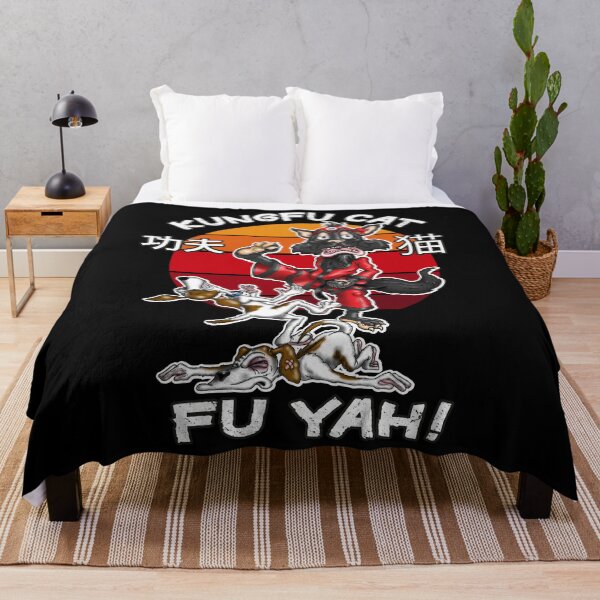Item preview, Kungfu Cat Funny Kung fu Fighting Cat designed and sold by Status71.