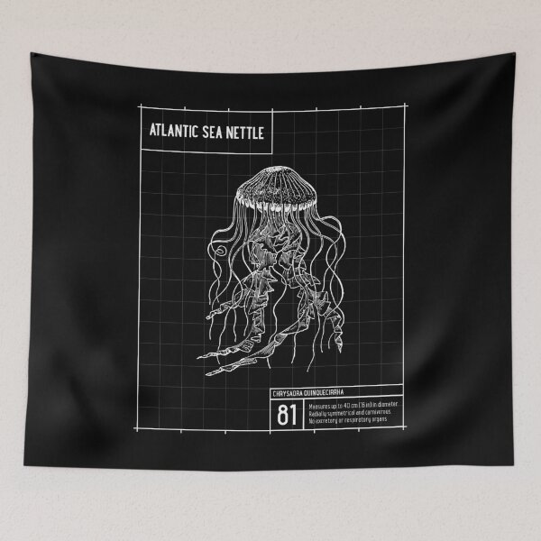Item preview, Atlantic Sea Nettle Jellyfish, Marine Biology designed and sold by OldCamp.