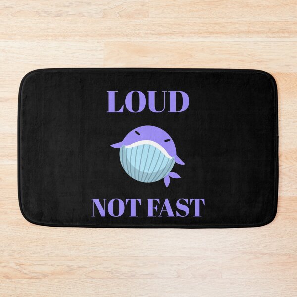 Item preview, Loud Not Fast blue whale  designed and sold by DARBOL-DESIGN.