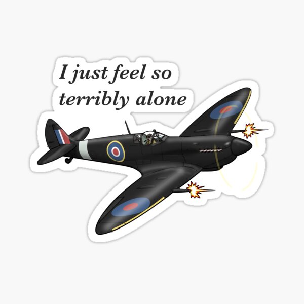 Alone Spitfire Sticker