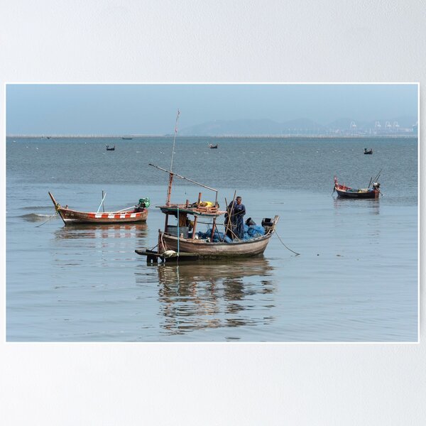 Item preview, Fishing Boats, Gulf of Thailand designed and sold by DonMc.