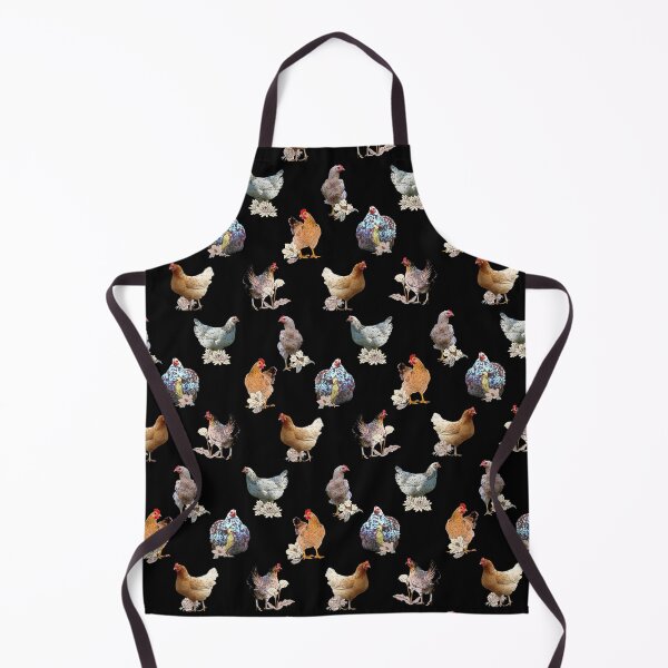 Item preview, The Henchanting Hens. For the chicken lovers out there, here we have lots of pretty hens, with lovely faces and feathers. Soft colors standing out against a black background.. designed and sold by Orianah.