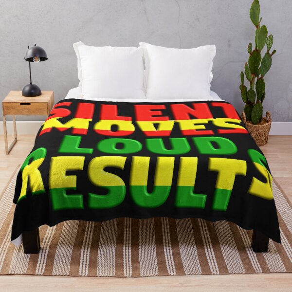 Item preview, SILENT MOVES LOUD RESULTS - POSITIVE MOTIVATIONAL MESSAGE - COACHING designed and sold by Ralek.