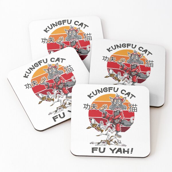 Item preview, Kungfu Cat Funny Kung fu Fighting Cat designed and sold by Status71.
