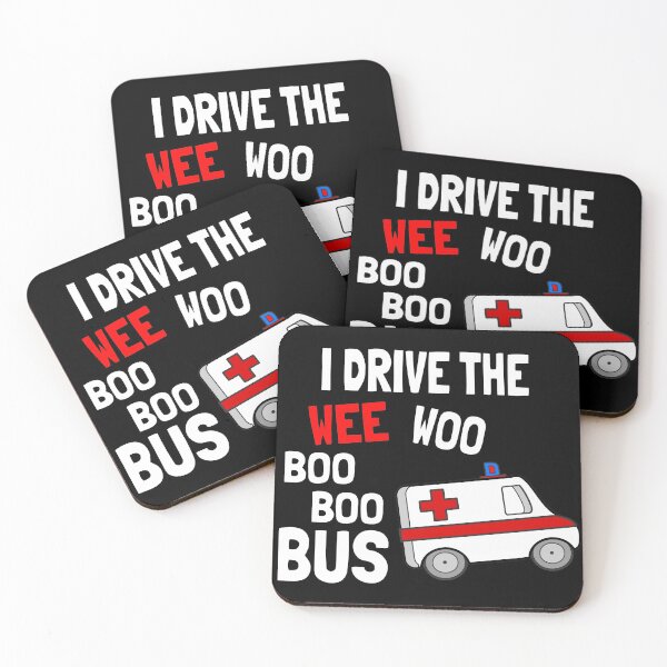 Item preview, I Drive The Wee Woo Boo Boo Bus designed and sold by Vladan Seva.
