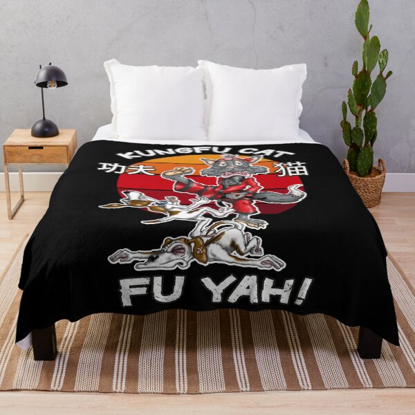 Item preview, Kungfu Cat Funny Kung fu Fighting Cat designed and sold by Status71.