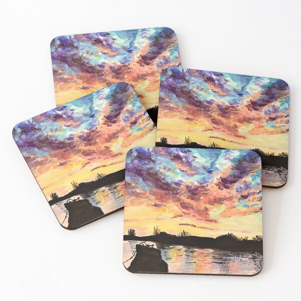 Item preview, Thames sunset designed and sold by Bekiwool.