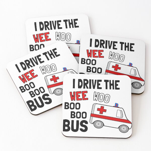 Item preview, I Drive The Wee Woo Bus designed and sold by Vladan Seva.