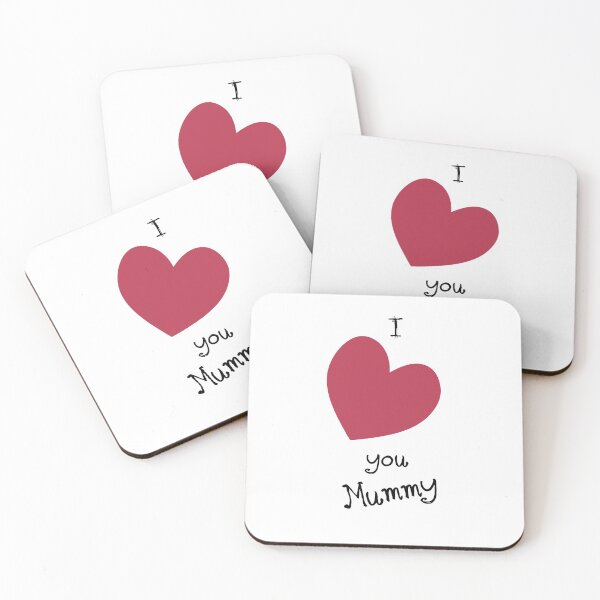 Item preview, I HEART you Mummy, black writing designed and sold by Susan Marie Williams.