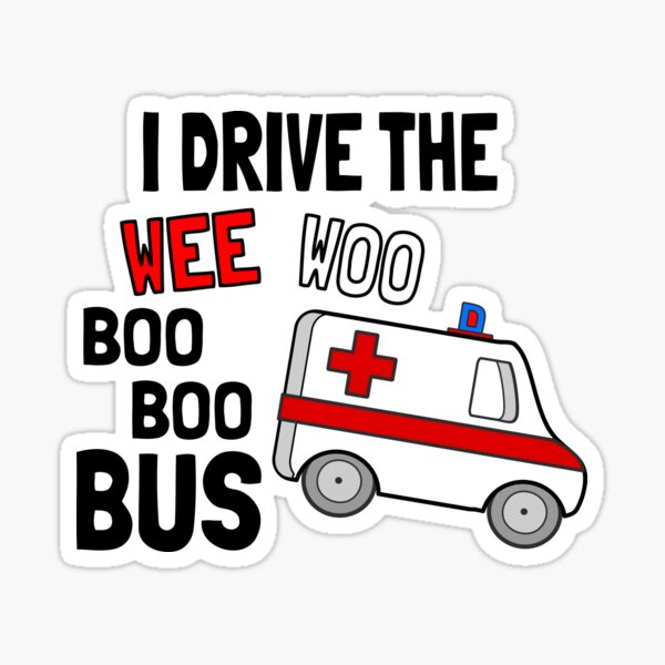 Item preview, I Drive The Wee Woo Bus designed and sold by Vladan Seva.