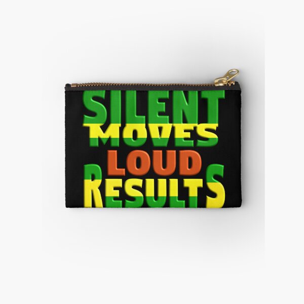 Item preview,  SILENT MOVES LOUD RESULTS - POSITIVE MOTIVATIONAL MESSAGE - COACHING designed and sold by Ralek.