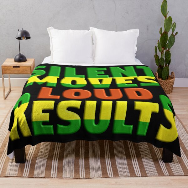 Item preview,  SILENT MOVES LOUD RESULTS - POSITIVE MOTIVATIONAL MESSAGE - COACHING designed and sold by Ralek.