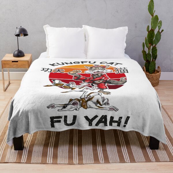 Item preview, Kungfu Cat Funny Kung fu Fighting Cat designed and sold by Status71.
