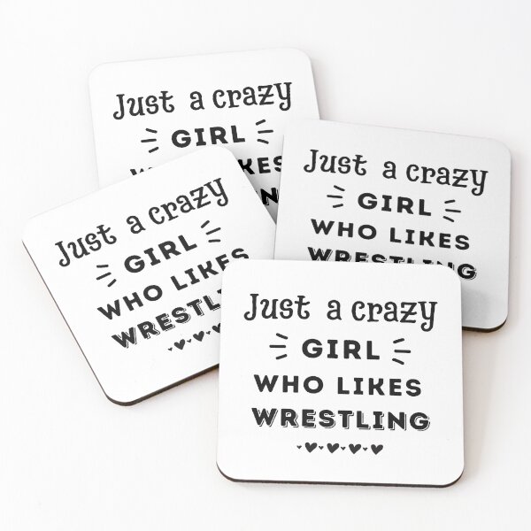 Item preview, Just a crazy girl who likes wrestling designed and sold by TheGreenGoat.