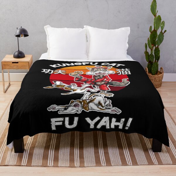 Item preview, Kungfu Cat Funny Kung fu Fighting Cat designed and sold by Status71.