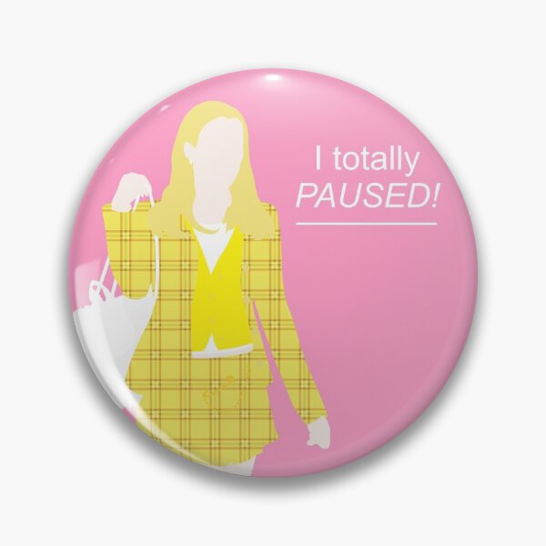 Item preview, I totally paused - Cher Horowitz designed and sold by FilmFreakDesign.