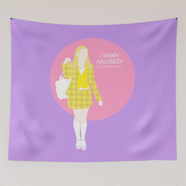Item preview, I totally paused - Cher Horowitz designed and sold by FilmFreakDesign.