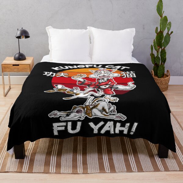 Item preview, Kungfu Cat Funny Kung fu Fighting Cat designed and sold by Status71.