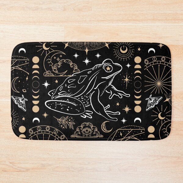 Item preview, Dark Academia Gothic Frog: Grunge Moon Phases Magic, Fairycore Occult Goth Fantasy designed and sold by MinistryOfFrogs.