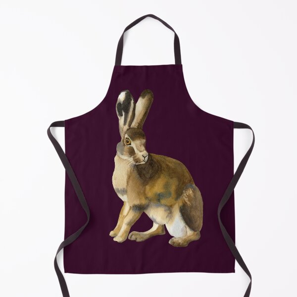 Item preview, Aesthetic Hare - Bunny rabbit drawing - Watercolor artwork - Animals for kids decor designed and sold by Blue-element.