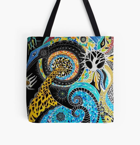 Between here and beyond All Over Print Tote Bag