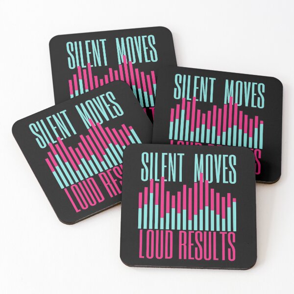 Item preview, Silent Moves Loud Results Blue and Pink Design designed and sold by SweetAndSpice.