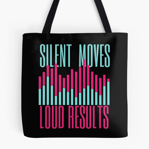 Item preview, Silent Moves Loud Results Blue and Pink Design designed and sold by SweetAndSpice.
