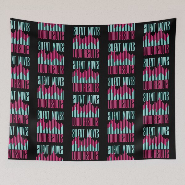 Item preview, Silent Moves Loud Results Blue and Pink Design designed and sold by SweetAndSpice.