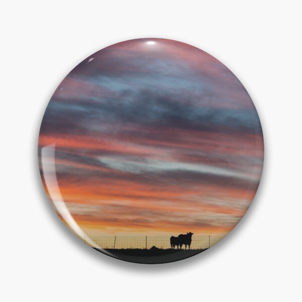 Item preview, Rolling Sky Waves Cow Sunset designed and sold by mljdwhite.