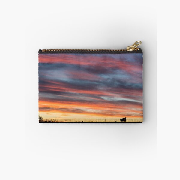 Item preview, Rolling Sky Waves Cow Sunset designed and sold by mljdwhite.