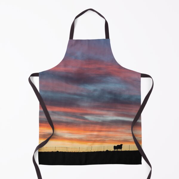 Item preview, Rolling Sky Waves Cow Sunset designed and sold by mljdwhite.