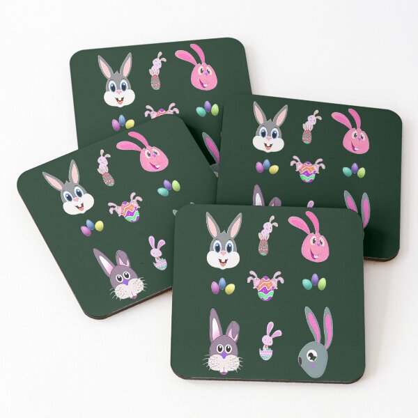 Artikelvorschau, HAPPY SMILEY BUNNIES, FROHE OSTERN, OSTERHASE BADASS UND LUSTIG, EIERJAGD-SQUAD, Chilling Peeps entworfen und verkauft von Adri Barnard.