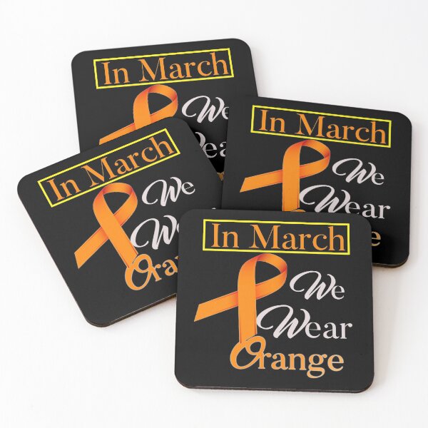 Item preview, In March We Wear Orange Multiple Sclerosis Awareness designed and sold by Drathaar.