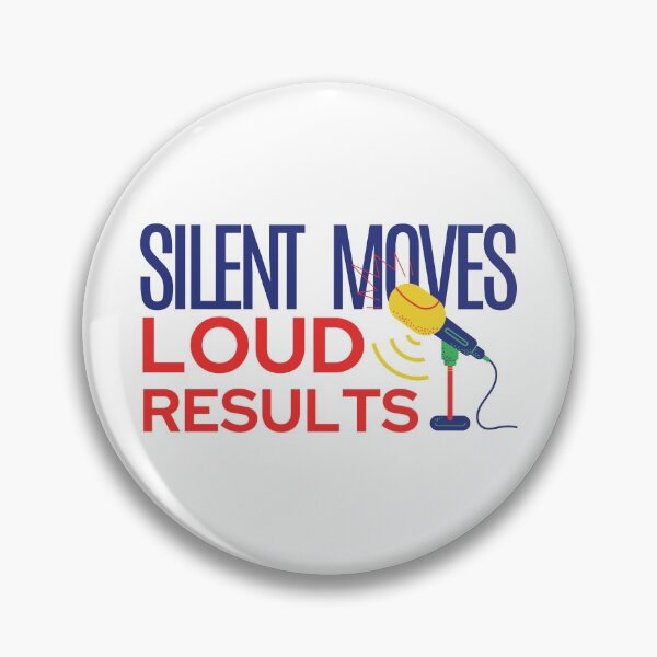 Item preview, Silent Moves Loud Results Microphone Design designed and sold by SweetAndSpice.