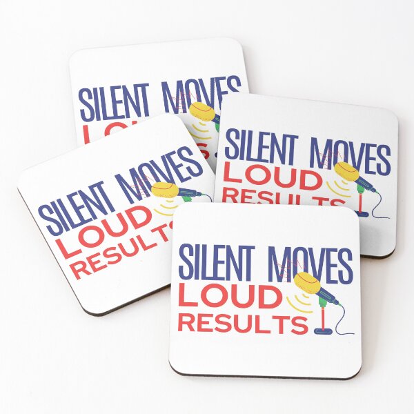 Item preview, Silent Moves Loud Results Microphone Design designed and sold by SweetAndSpice.