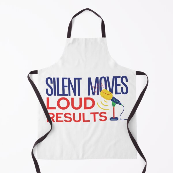 Item preview, Silent Moves Loud Results Microphone Design designed and sold by SweetAndSpice.