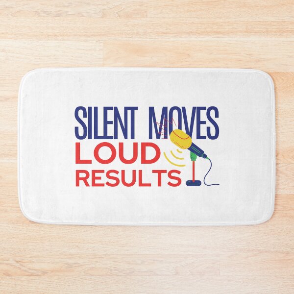 Item preview, Silent Moves Loud Results Microphone Design designed and sold by SweetAndSpice.