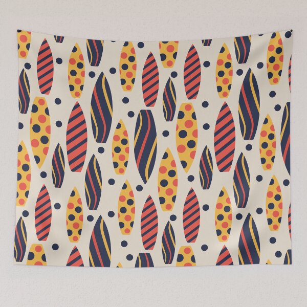 Item preview, Surf board pattern  designed and sold by Pasan-hpmm.