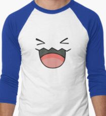Wobbuffet Gesicht Baseballshirt mit 3/4-Arm