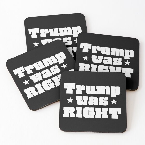 Item preview, Trump was right white Logo  designed and sold by Freedom Sign.