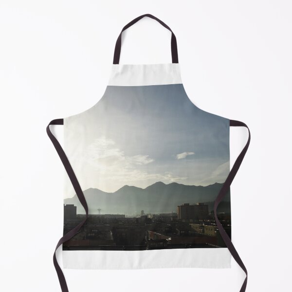 Item preview, Mountains silhouette on blue sky designed and sold by WiredDesigns.