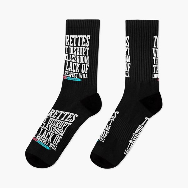 Item preview, Tourette’s Won’t Disrupt This Classroom, The Lack Of Respect  And Love Will - Tourette Syndrome Awareness  designed and sold by MJDezigns.