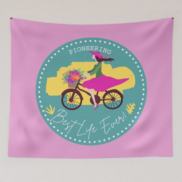 Item preview, Pioneering - Best Life Ever  (Girl- Pink Background ) designed and sold by Yesido.