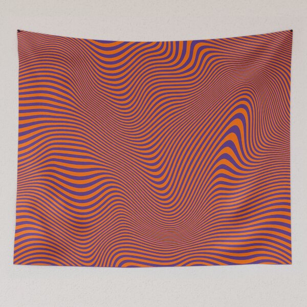 Item preview, Softball purple tiger stripes designed and sold by KateMalarek.