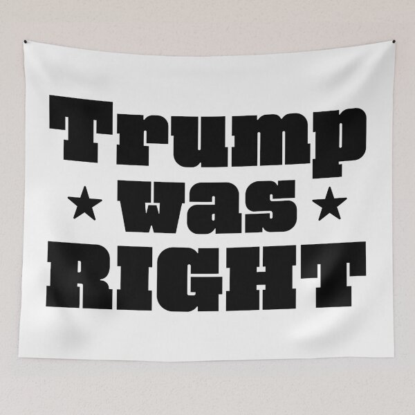 Item preview,  Trump was right Black Logo  designed and sold by Freedom Sign.