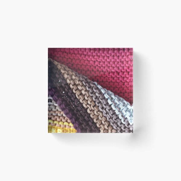 Stress knotting Acrylic Block