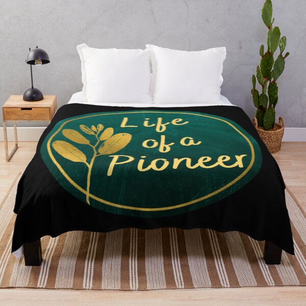 Item preview, Life of a Pioneer -Green and Gold with black background designed and sold by Yesido.