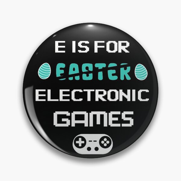Item preview, E Is For Electronic Games - Funny Gaming Easter day designed and sold by NSTeeDesign.